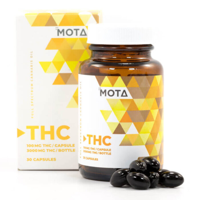 Buy 100mg THC Capsules (Mota) Online