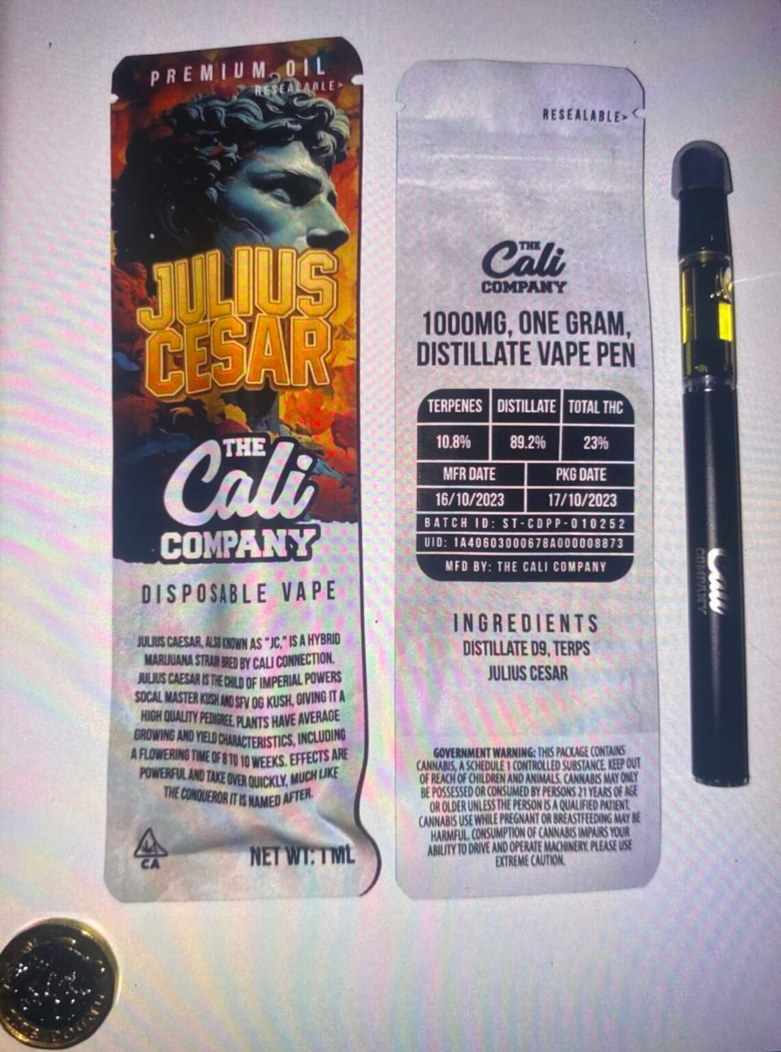 Buy The Cali Company Disposable Vapes Online